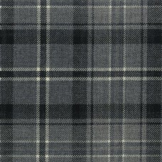 Medium Weight Hebridean Tartan Fabric - Hebridean Pewter